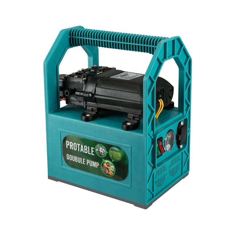 Pandora Garden Watering Portable Battery Sprayer With Double Pump High Pressure Hose For Long Distance