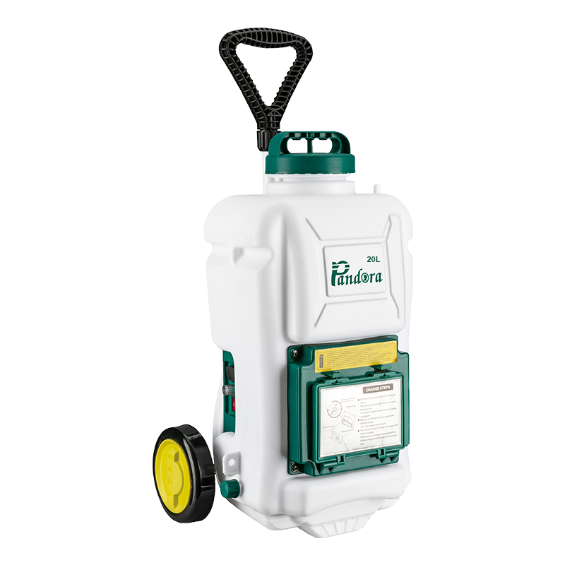 20L portable knapsack electric power pressurized agricultural sprayer  for garden with Trailer