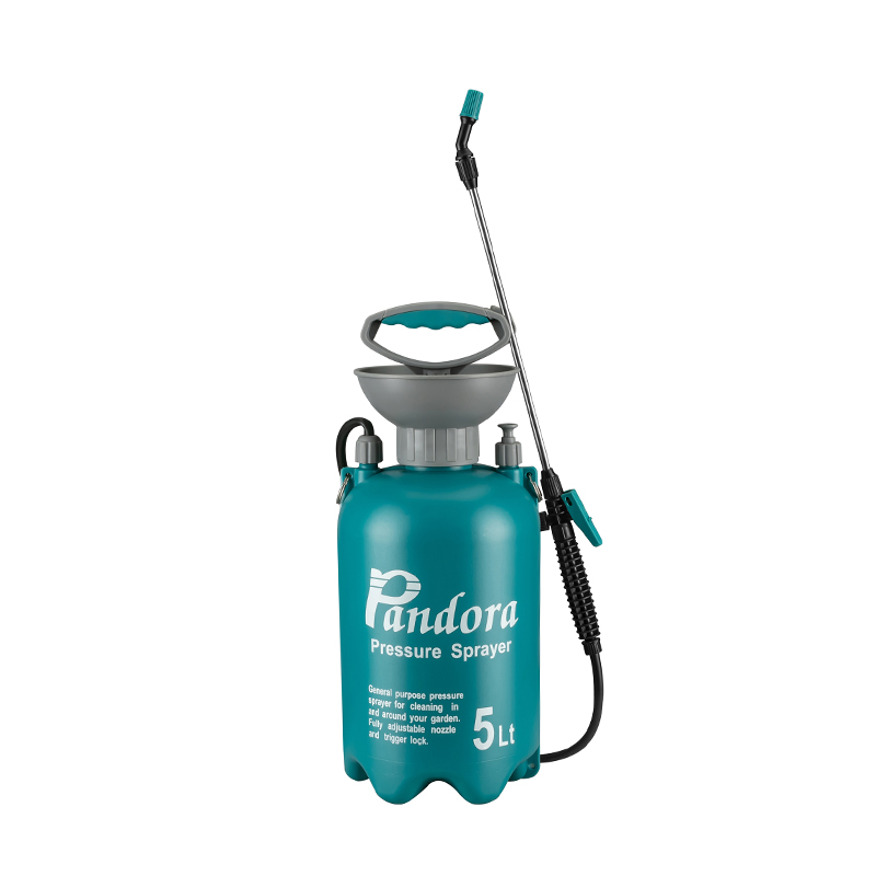 3/5/8/10L Home Garden Manual Sprayer High Pressure PE Hand Pulverizador with Nozzles and Pumping Features 5L Capacity