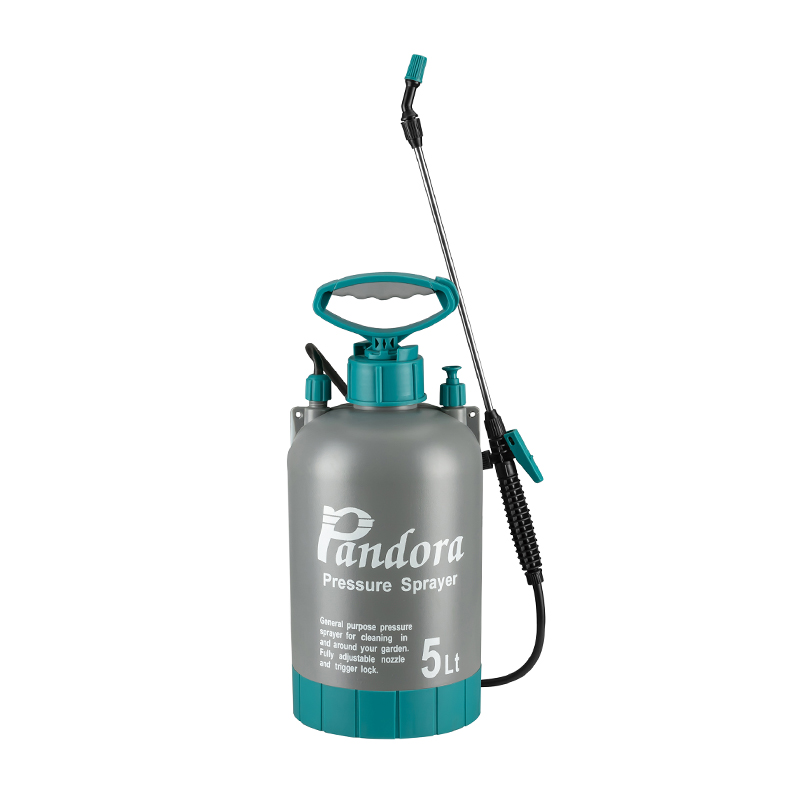 Pandora 5L Portable High Pressure Manual Compression Sprayer for Home and Garden Use for Outdoor and Patio Watering